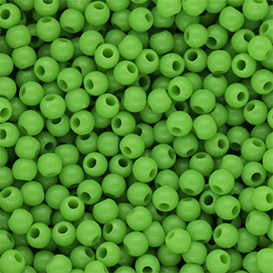 DQ Abalorios acr&iacute;licos 4 mm brillante Vibrant green 16-6339 TCX