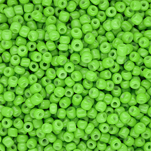 Rocalla cristal 8/0 (3mm) Verde