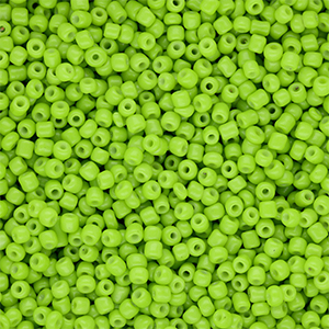 Rocalla cristal 12/0 (2mm) Verde lima