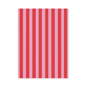 BY31&reg; Tarjetas para joyer&iacute;a l&iacute;neas rectas Rojo-rosa