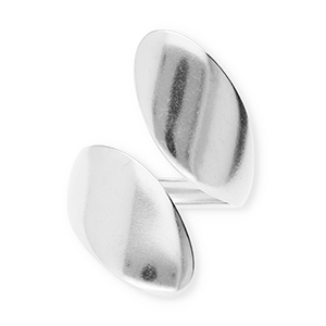 Anillos Acero Inox Plateado
