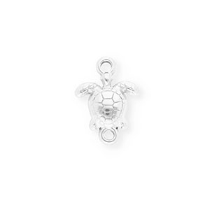 Fornituras Acero Inox entrepieza tortuga Plateado