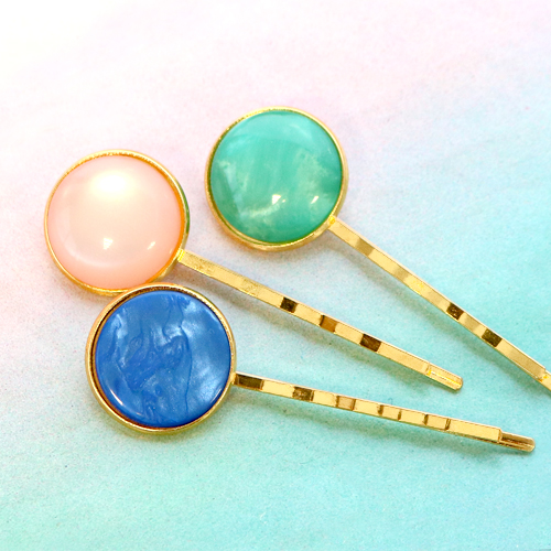 DIY: Accesorios para pelo & pendientes con cabuchones Polaris Elements