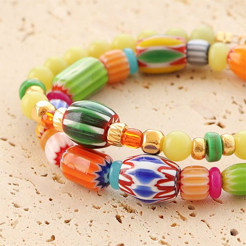 Ideas para pulseras con los nuevos abalorios millefiori  