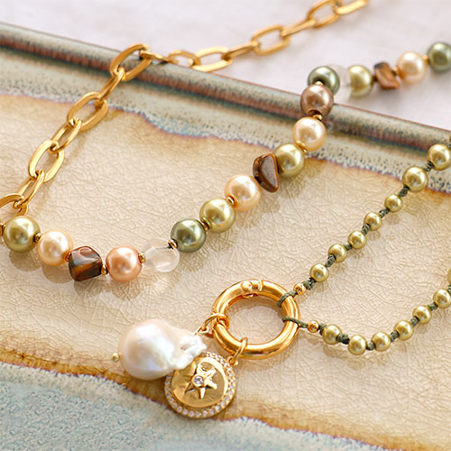 Ideas para incorporar perlas de vidrio a tu pr&oacute;xima colecci&oacute;n