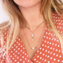 Elaboraci&oacute;n de joyas minimalistas con perlas de agua dulce y fornituras para pendiente base doradas