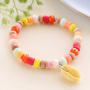 &iexcl;Gran colorido! de pulseras con abalorios faceteados