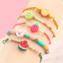 Pulseras con abalorios de pol&iacute;mero con vibrantes colores llenos de vitalidad y alegr&iacute;a