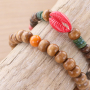 &iexcl;Todo natural! C&oacute;mo hacer la pulsera perfecta con abalorios de madera