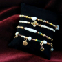 Dise&ntilde;a pendientes y pulseras en colores invernales con rocallas de cristal