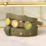 D&eacute;jate inspirar: Pulseras Cuoio con estilo Mock Croc