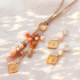 &iexcl;Manos a la obra! Dise&ntilde;a con los abalorios de cristal un rom&aacute;tico collar bohemio y pendientes a juego