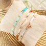 Joyer&iacute;a de verano con abalorios concha tubo