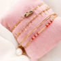 Modernas pulsera de eslabones y collares con cadena jasseron