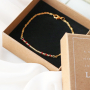 Modernas pulsera de eslabones y collares con cadena jasseron