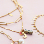 Preciosas pulseras y cadenas con el jasseron acero inoxidable