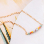 Preciosas pulseras y cadenas con el jasseron acero inoxidable