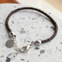 As&iacute; se hacen pulseras para hombres modernos con abalorios de cristal y hematita: