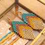 As&iacute; se hacen pulseras y pendientes con Miyuki Rocalla: 