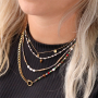Crear collares con cuentas de cristal rocalla y abalorios y colgantes de acero inoxidable: 