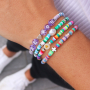 As&iacute; se hacen pulseras y collares con abalorios Katsuki, perlas de agua dulce y abalorios de letras: