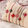 Estas pulseras han sido hechas con los nuevos abalorios faceteados fashion: