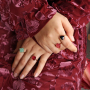 Estas pulseras han sido hechas con los nuevos abalorios faceteados fashion: