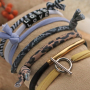 As&iacute; se hacen las pulseras m&aacute;s bonitas con cinta el&aacute;stica cosida: