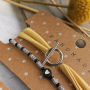 As&iacute; se hacen las pulseras m&aacute;s bonitas con cinta el&aacute;stica cosida: