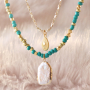 Echa un vistazo c&oacute;mo puede hacer elegantes collares y pendientes con rocallas: