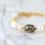 Estas pulseras se pueden hacer con la &uacute;ltima colecci&oacute;n de perlas de agua dulce