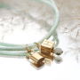 Descubre c&oacute;mo hacer elegante joyer&iacute;a con abalorios de acero inoxidable letras cubo: