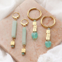 Descubre c&oacute;mo hacer elegante joyer&iacute;a con abalorios de acero inoxidable letras cubo: