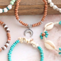 Ideas creativas para hacer pulseras de hombre y mujer con abalorios de madera