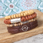 Crea audaces pulseras para hombres con diversos abalorios
