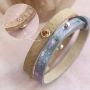 Mezcla y combina con estas hermosas pulseras Cuoio