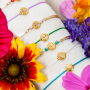 Crea pulseras personalizadas con abalorios Flor de Nacimiento