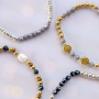 Utiliza estos abalorios faceteados redondos para una hermosa colecci&oacute;n de pulseras