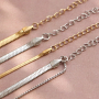 Crea sets de joyer&iacute;a con pulseras y collares en cadena de serpiente