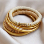 Para crear pulseras al estilo de pulseras pan de oro
