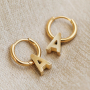 Crea pendientes personalizados con pendientes criolla en acero inoxidable