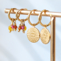 Crea pendientes personalizados con pendientes criolla en acero inoxidable