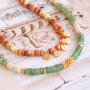 Ponte creativa con las piedras naturales disco