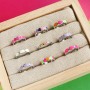 As&iacute; se llevan estos anillos de acero inoxidable en alegres colores