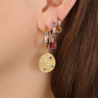 Personaliza estos bonitos pendientes de acero inoxidable