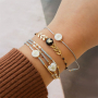 Inspiraci&oacute;n de pulseras con abalorios de cristal rondeles