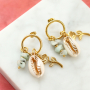 Crea pendientes elegantes con pendientes de acero inoxidable con perno