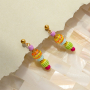 Manos a la obra con los abalorios de cristal para pendientes de moda