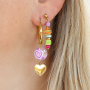 Manos a la obra con los abalorios de cristal para pendientes de moda