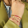 Trucos para presentar pulseras con abalorios faceteados
